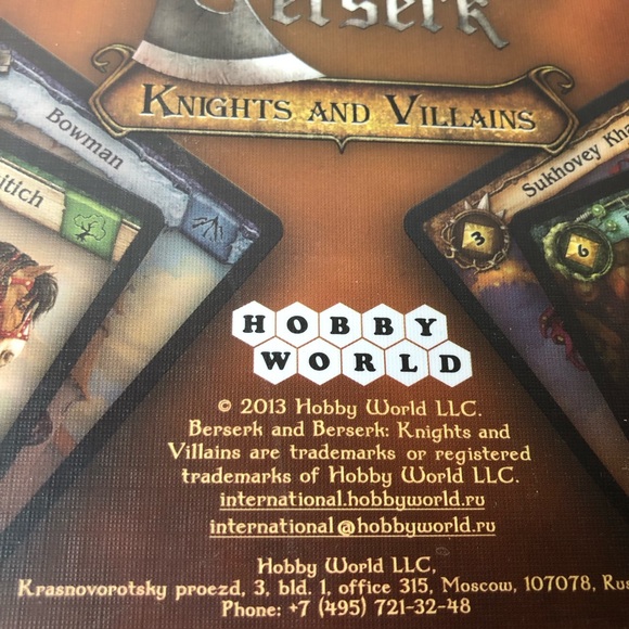 Berserk: Knights And Villains First Expansion For War Of The Realms New - Picture 4 of 10